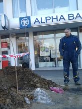 Odgušavanje kanalizacije - Zemljani radovi na zameni kanalizacione cevi